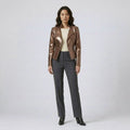 Glossy Patent Moto Jacket