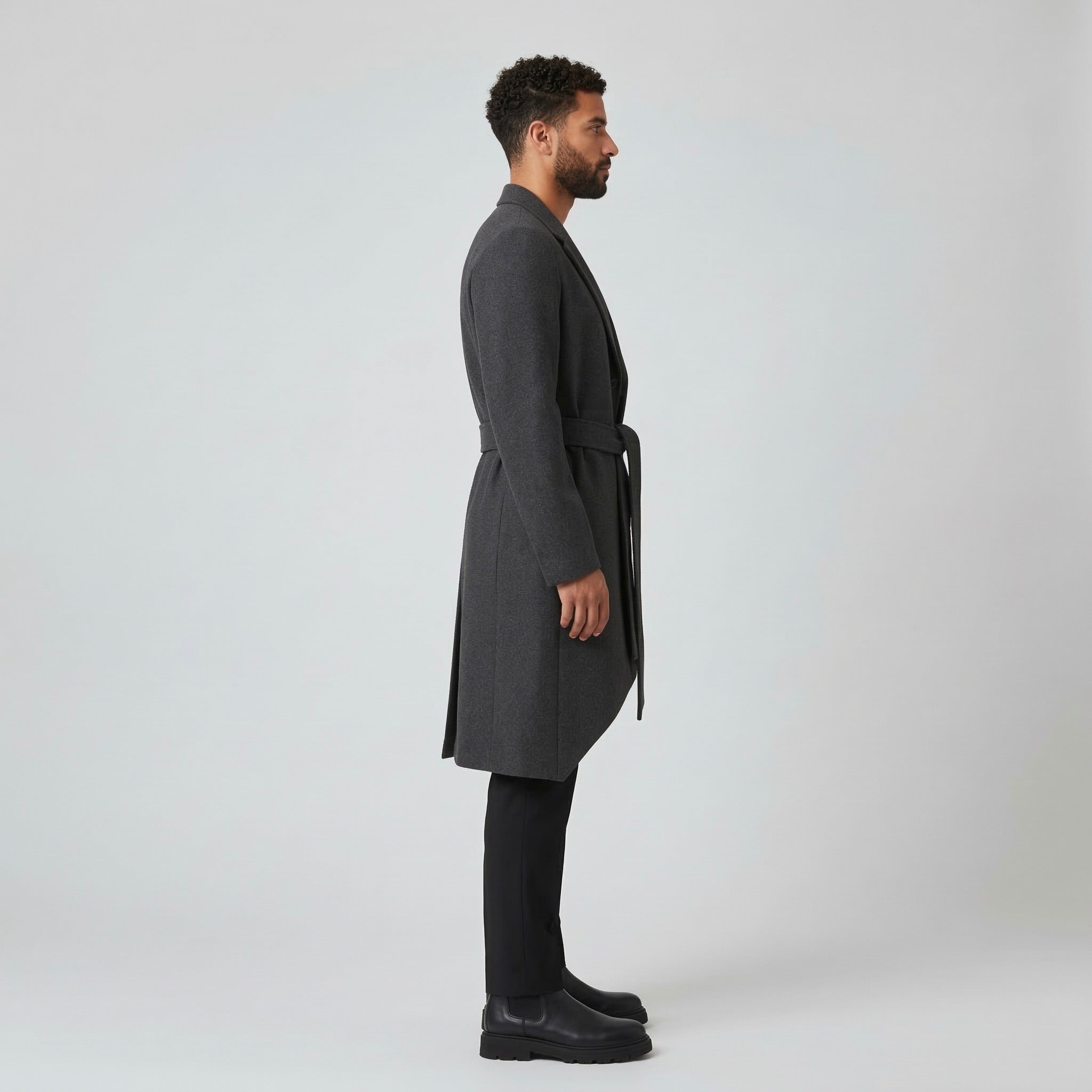 Belted Tailored Overcoat