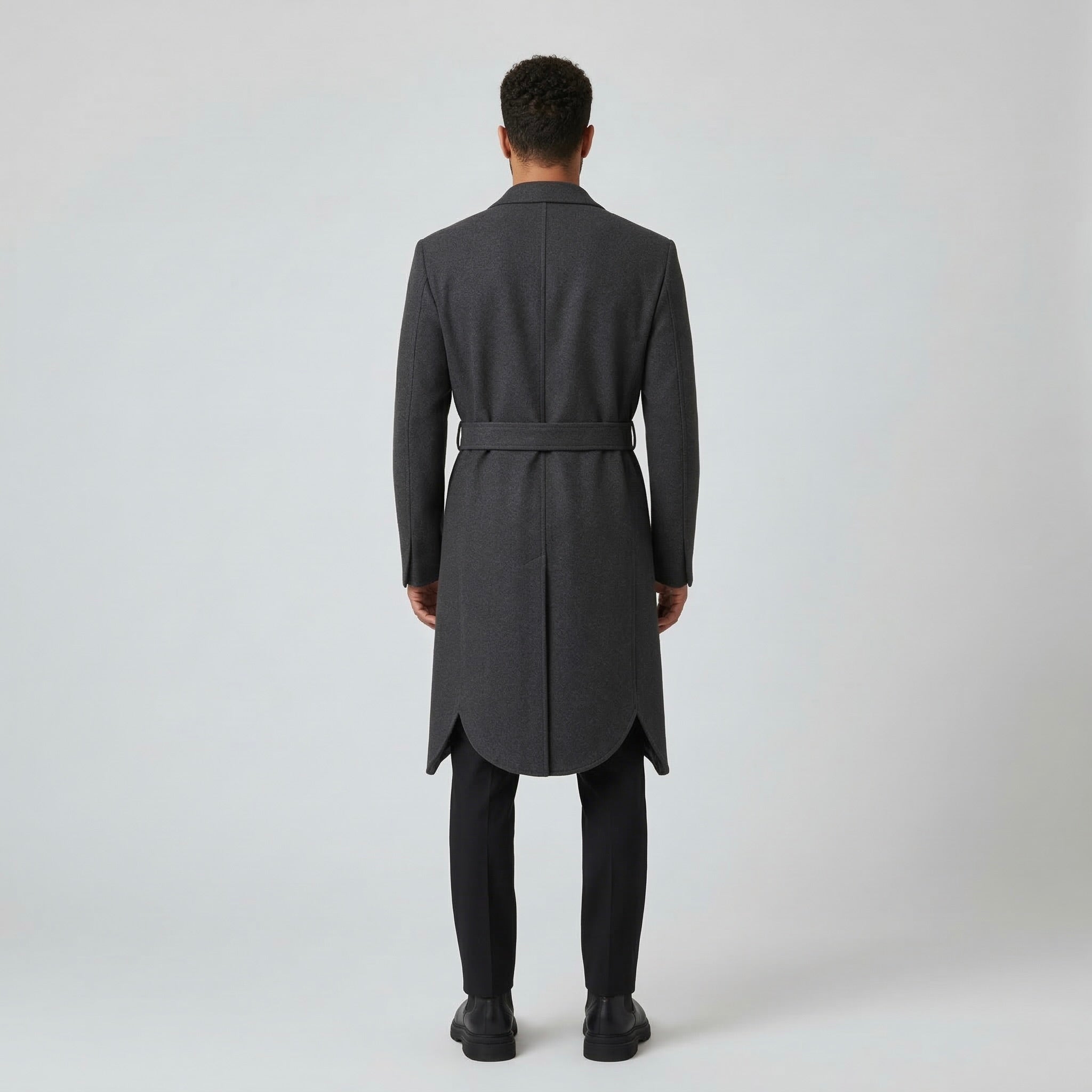 Belted Tailored Overcoat