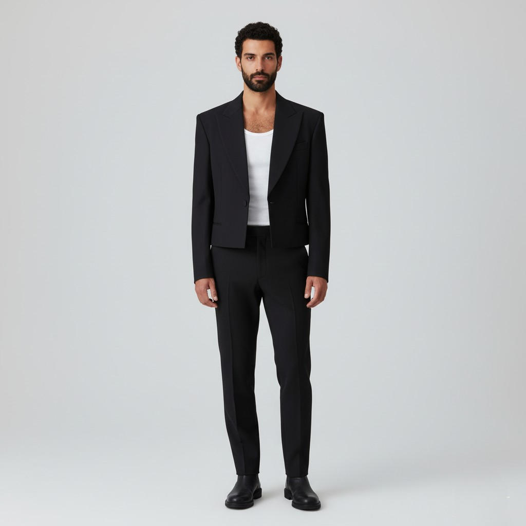 Tailored Cropped Blazer