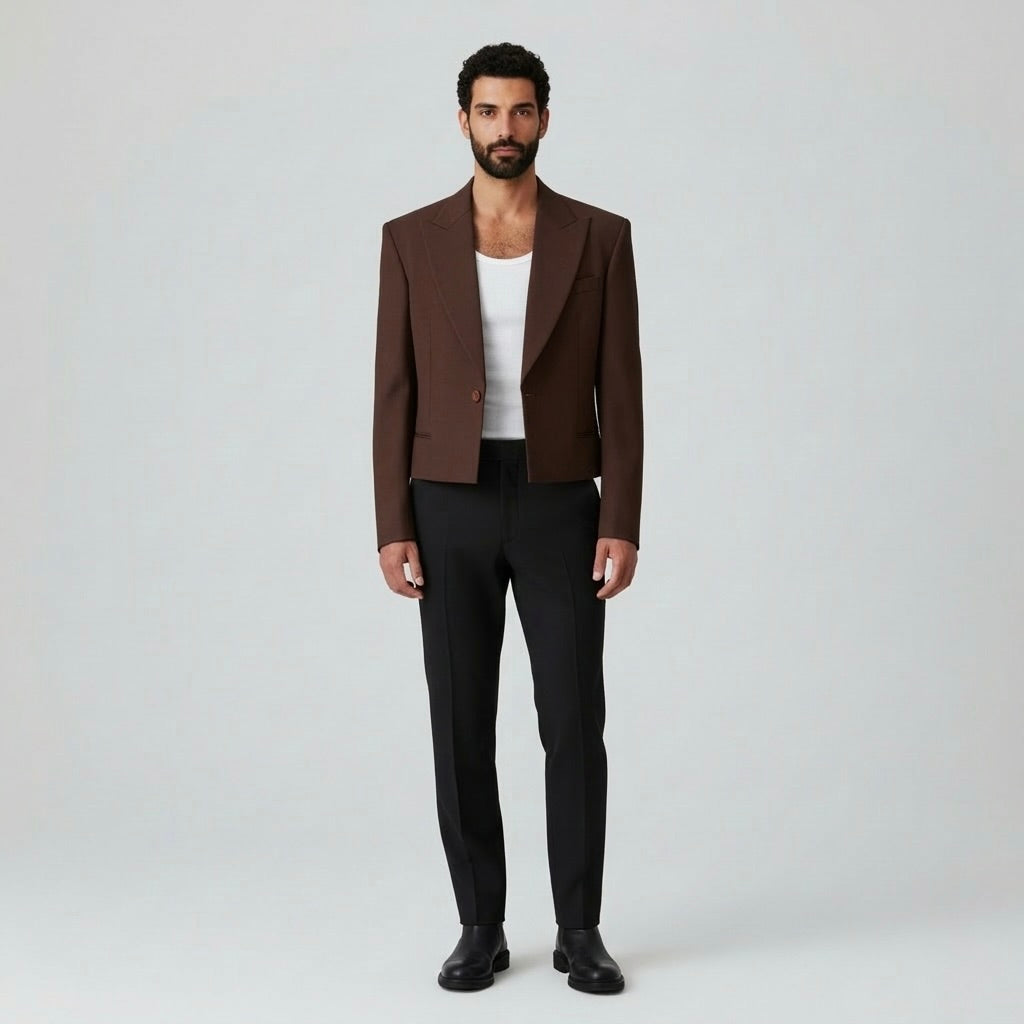 Tailored Cropped Blazer