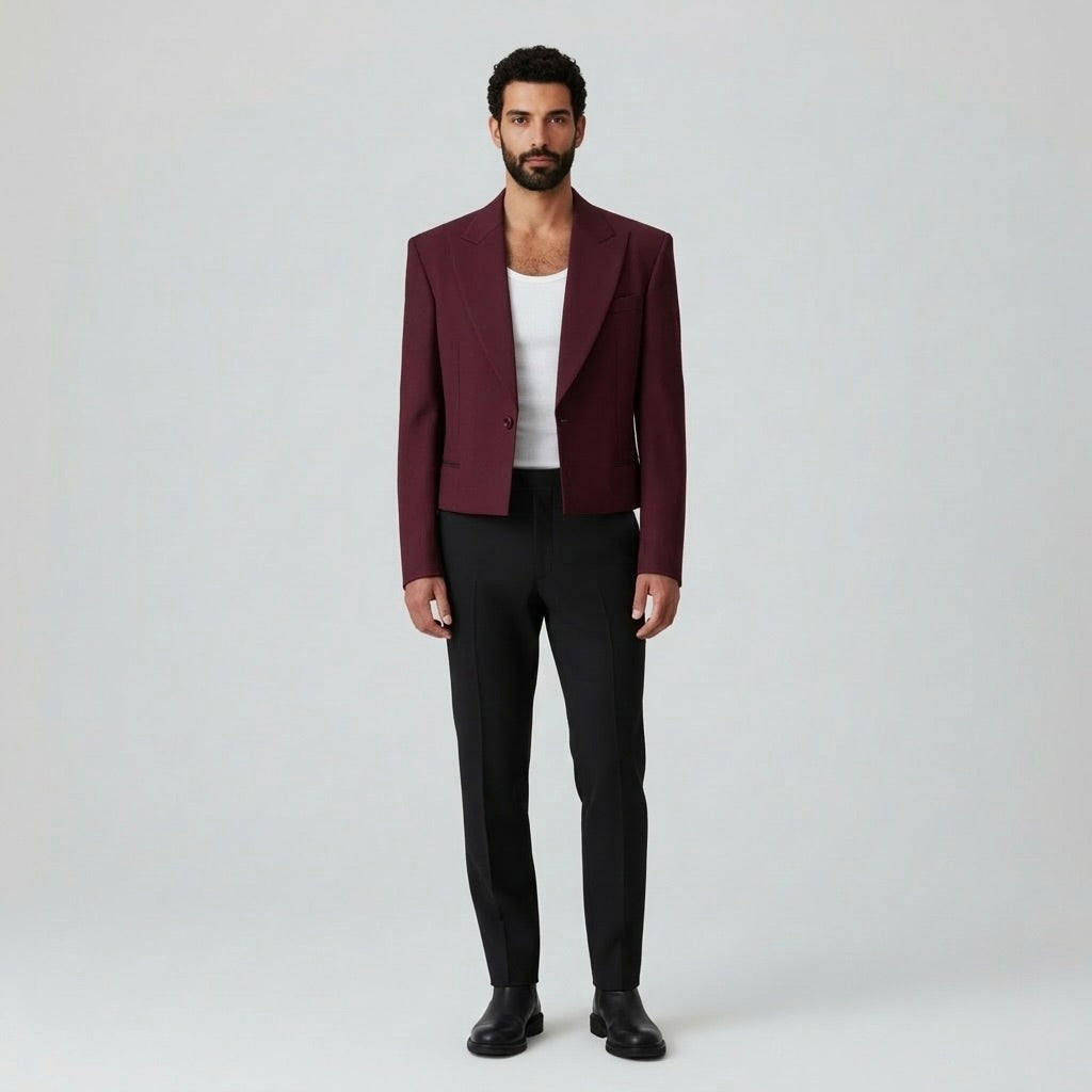 Tailored Cropped Blazer