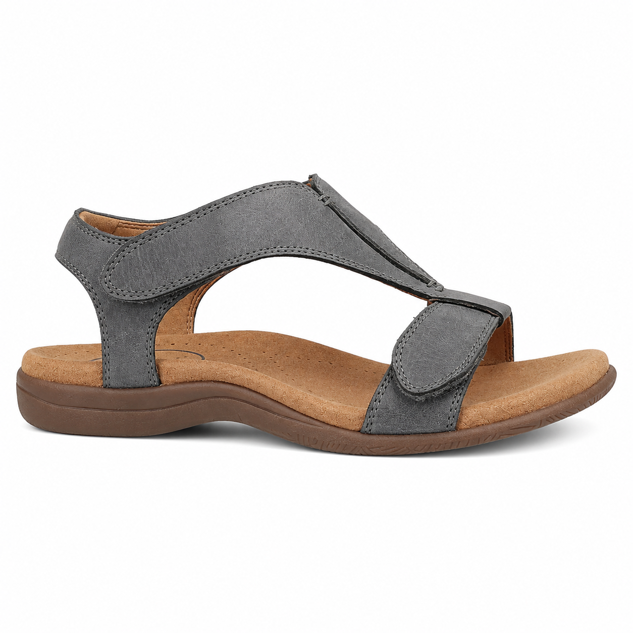 Clara T-Bar Comfort Sandal — Women's Wide Fit Adjustable Summer Sandal