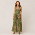 Clara Blossom Floral Dress — Women's Chic Floral Print Midi Dress