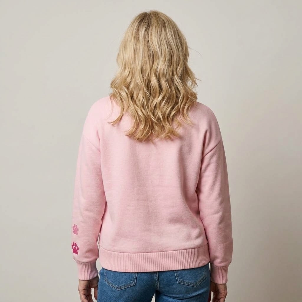 Women's Dachshund Jumper — Sausage Dog Print Sweatshirt, Crew Neck