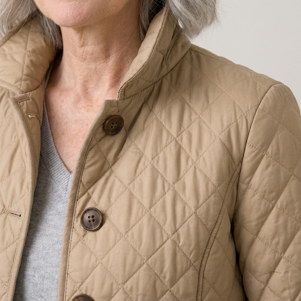 DIAMOND QUILTED JACKET FOR WOMEN