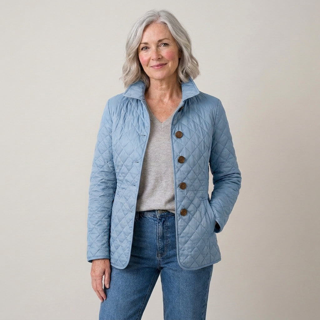 DIAMOND QUILTED JACKET FOR WOMEN