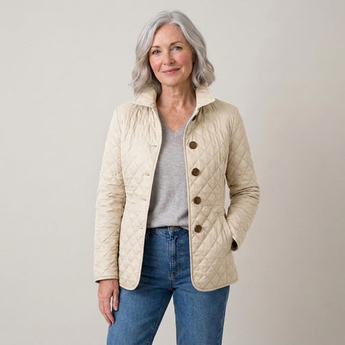 DIAMOND QUILTED JACKET FOR WOMEN