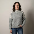 Fair Isle High Neck Jumper for Women