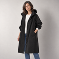 Hooded Longline Raincoat for Women
