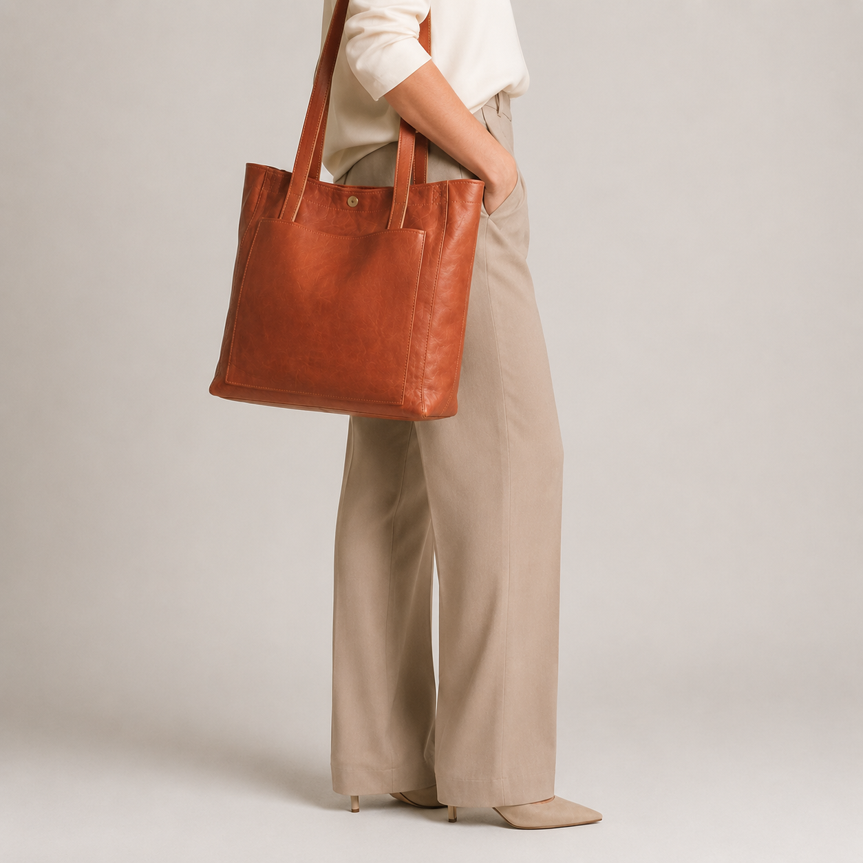 Clara Lorena Tote Bag — Women's Large Everyday Shoulder Bag with Compartments