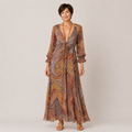 Clara Orchard A-Line Dress — Women's Elegant Flowing A-Line Midi Dress