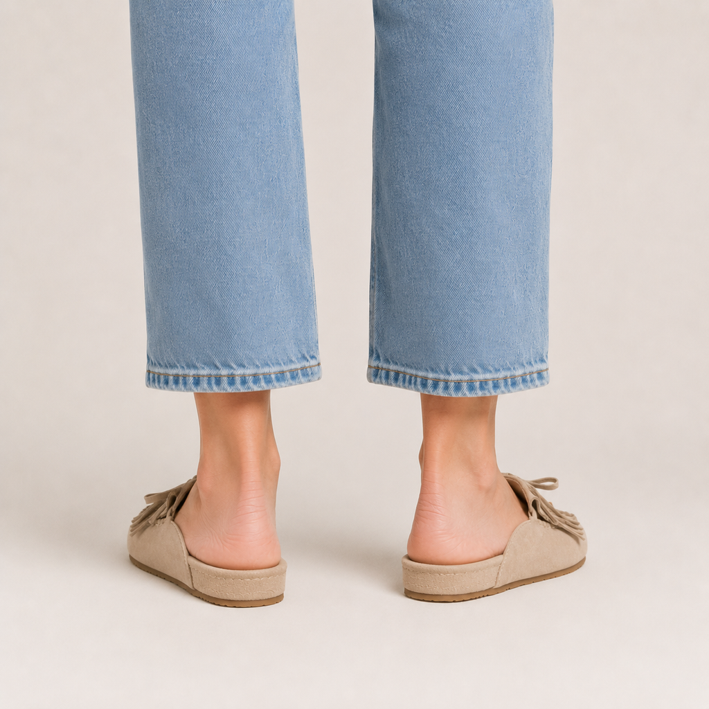 Clara Open Wedge Ankle Boot — Women's Peep Toe Buckle Wedge Sandal