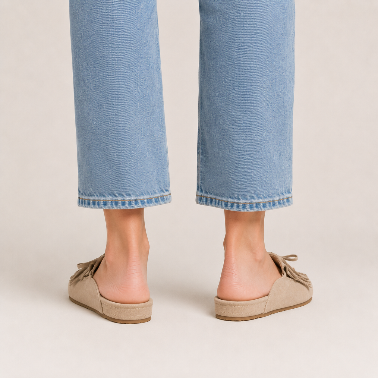 Clara Open Wedge Ankle Boot — Women's Peep Toe Buckle Wedge Sandal