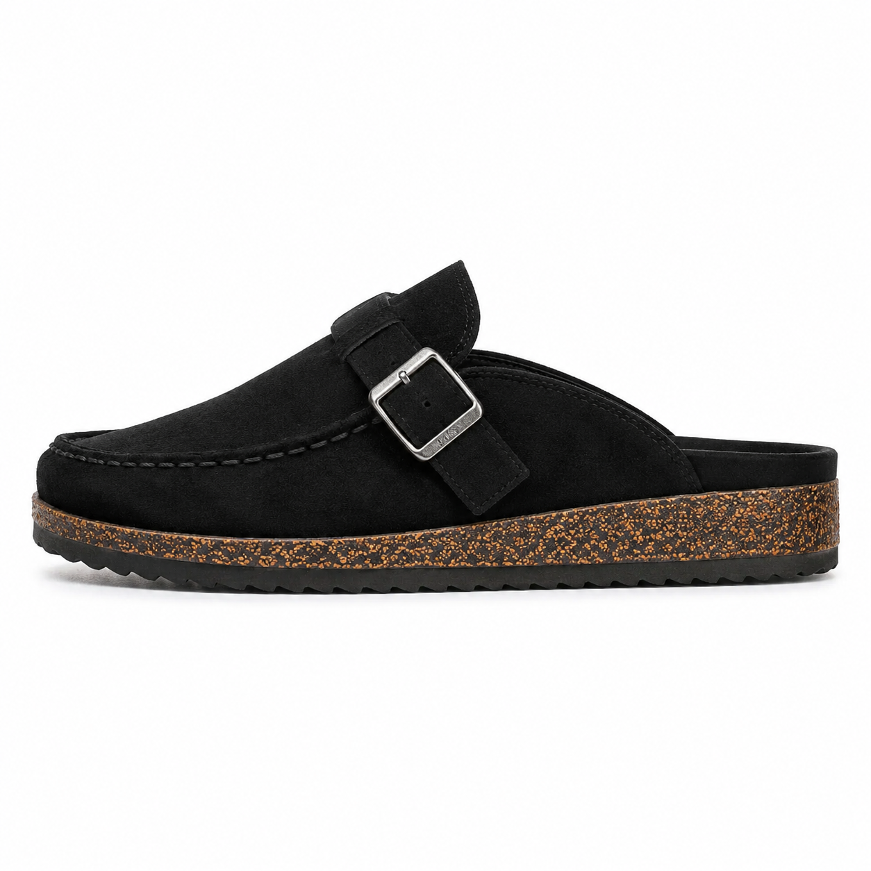 Clara Buckle Comfort Clog — Women's Soft Fit Slip-On Shoe
