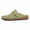 Clara Buckle Comfort Clog — Women's Soft Fit Slip-On Shoe