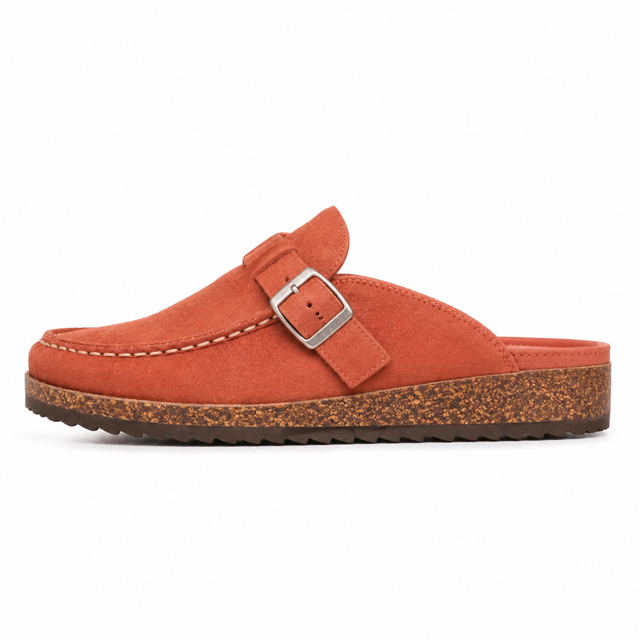 Clara Buckle Comfort Clog — Women's Soft Fit Slip-On Shoe