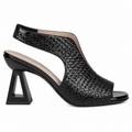 Clara Woven Heeled Sandal — Women's Open Toe Slingback Block Heel