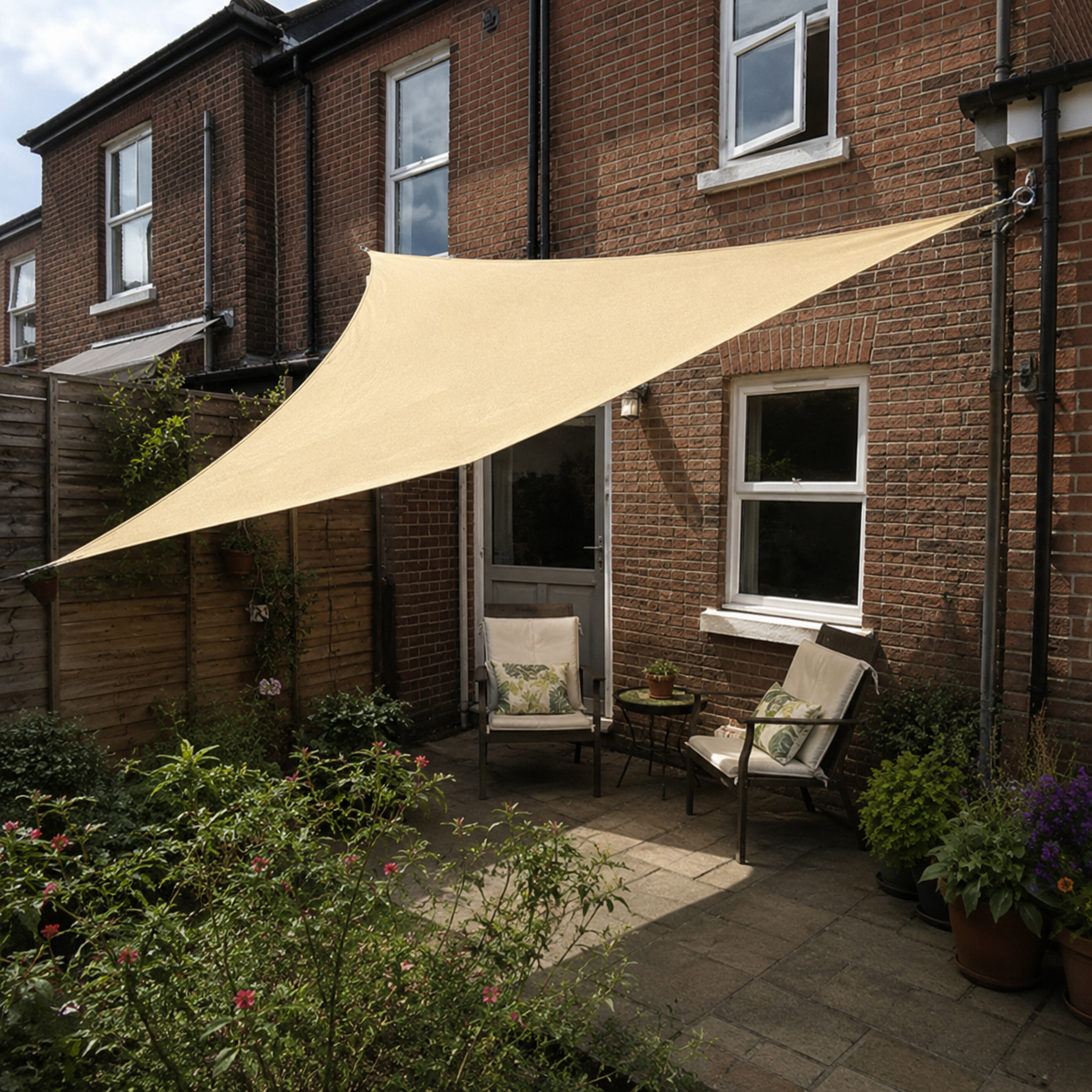 Waterproof Sun Shade Sail — UV Protection Garden Patio Canopy Awning