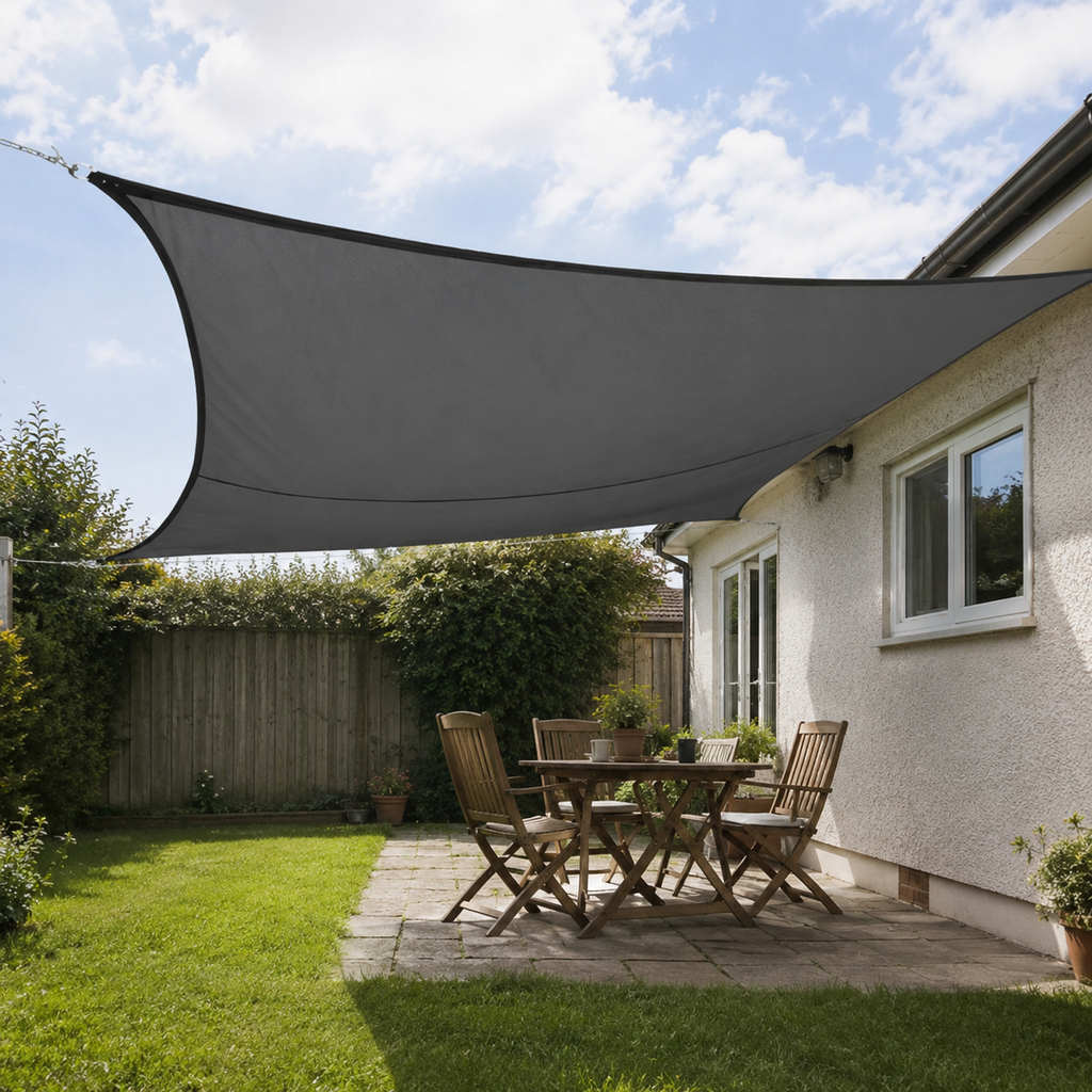 Waterproof Sun Shade Sail — UV Protection Garden Patio Canopy Awning